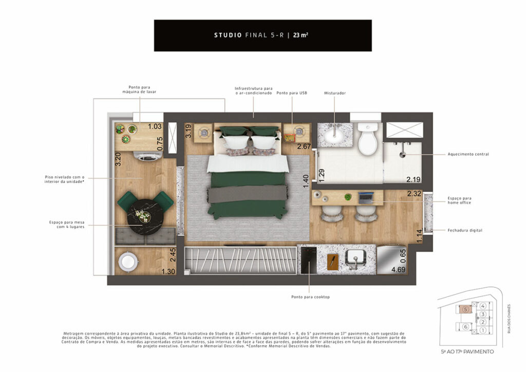 STUDIO RESIDENCIAL 23M² - FINAL 5